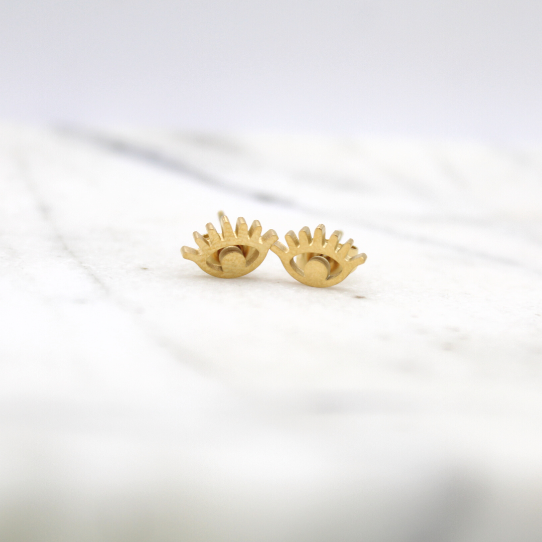 Petite Evil Eye Stud Earrings