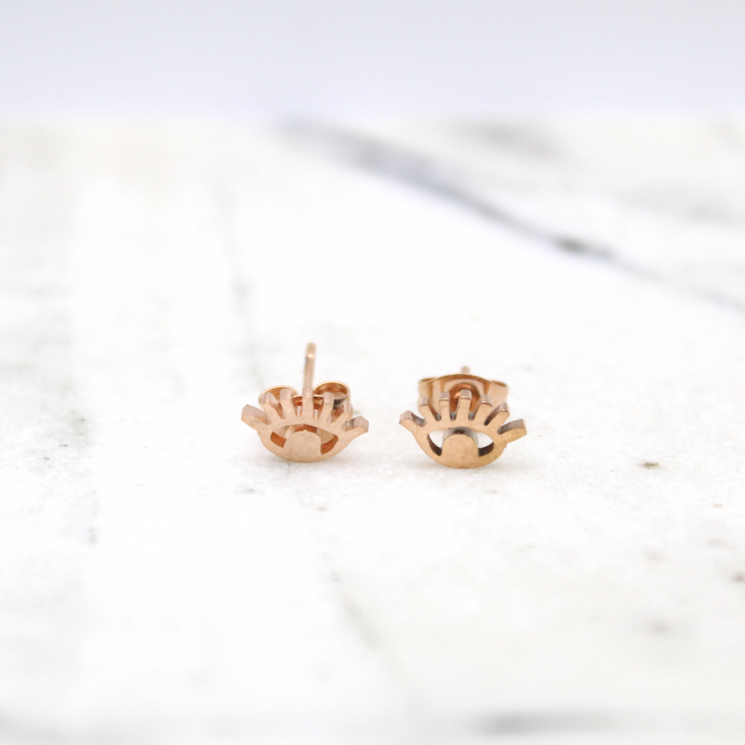 Petite Evil Eye Stud Earrings