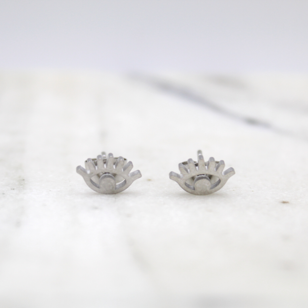 Petite Evil Eye Stud Earrings