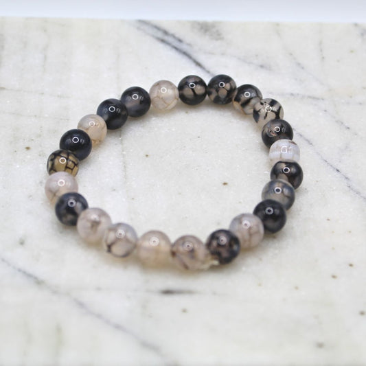 Black Onyx Moonstone Bracelet