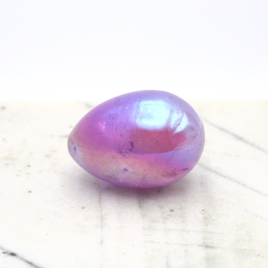 Aura Rose Quartz Eggs