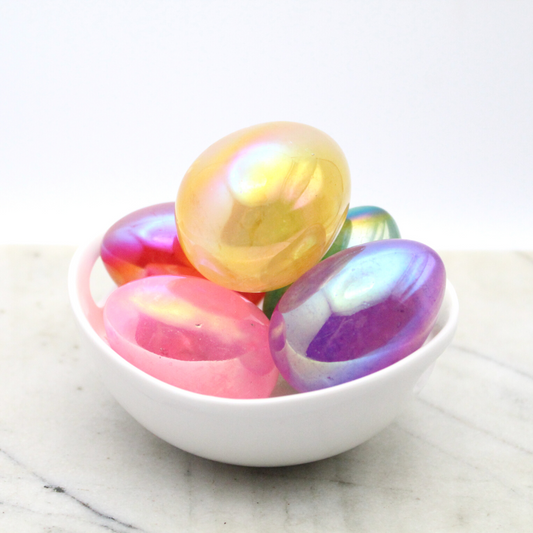 Aura Rose Quartz Eggs