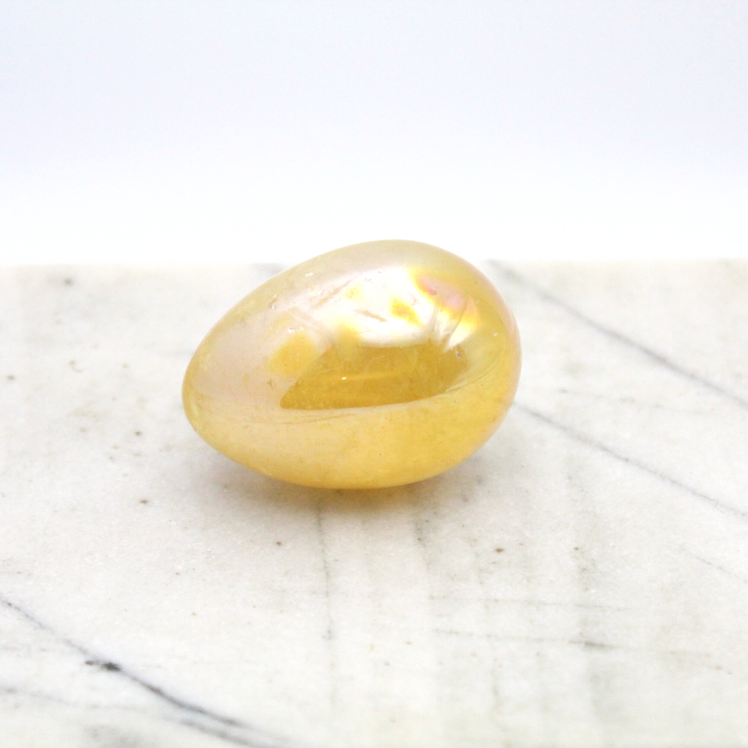 Aura Rose Quartz Eggs