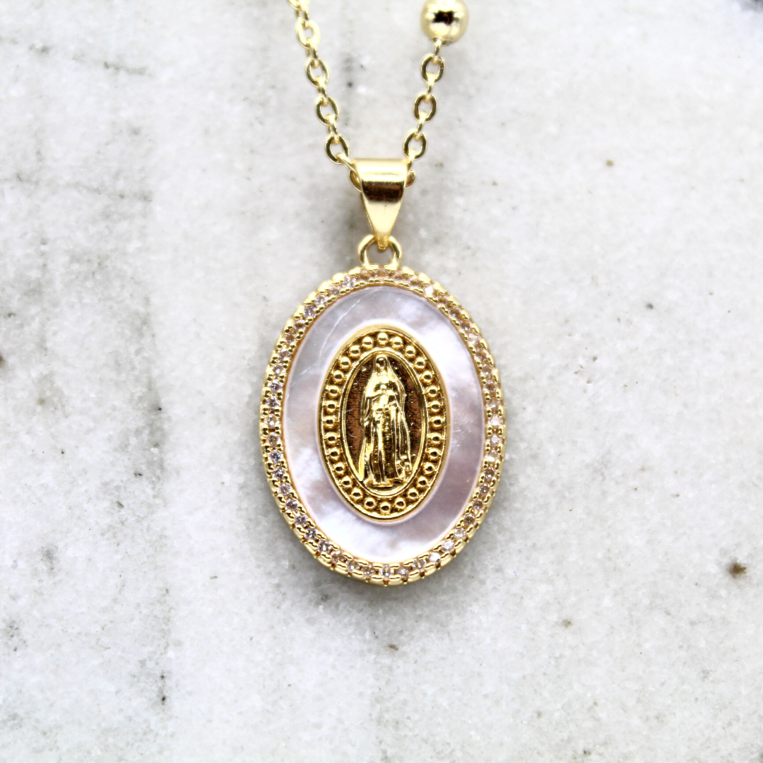 Virgen De Guadalupe Necklace