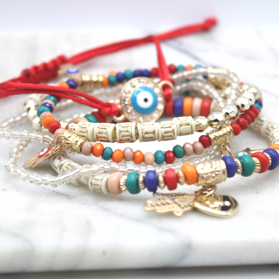 Stacked Beaded Bracelet